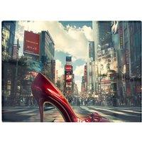 Warren Reed - Designer Red Stiletto In Urban Crosswalk Chopping Board
