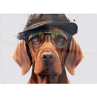 Warren Reed - Designer Hungarian Vizsla Dog Splashart Chopping Board
