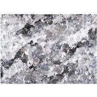 Warren Reed - Designer Silver & Black Quartz Effect Chopping Board in Grey