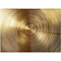 Warren Reed - Designer Circular Radial Design Chopping Board in Brown