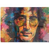 Warren Reed - Designer Psychedelic Portrait Of Lennon Chopping Board
