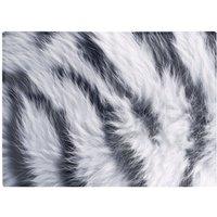 Warren Reed - Designer White Tiger Fur Print Chopping Board