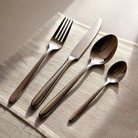 Royalford 16 Piece Stainless Steel Cutlery Set in Metallic Silver
