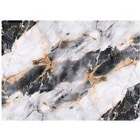 Warren Reed - Designer Exquisite White Marble Effect Chopping Board in Purple
