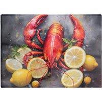Warren Reed - Designer Lobster & Lemons Chopping Board