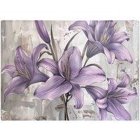 Warren Reed - Designer Purple Lilies In Bloom Chopping Board