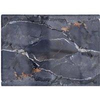 Warren Reed - Designer Polished Slate Grey Quartz Effect Chopping Board in Orange