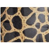 Warren Reed - Designer Giraffe Fur Print Chopping Board in Black