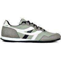 QUIVE Men's ClassicFit Premium Leather Sneakers for Men in Grey | Size: 8