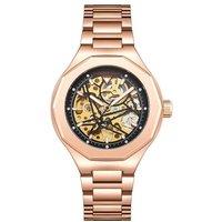 Anthony James Men's Hand Assembled Limited Edition Sports Skeleton Watch in Rose