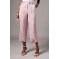 Coast Women's Split Front Crop Trouser in Blush | Size: 10