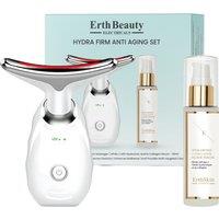 Erth Skin London Women's Hydra Firm Anti Aging Set ( AGE -Defying Face & Neck Massager + with HA Serum) (MFG) in Natural