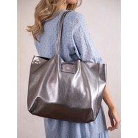 Lakeland Leather Women's 'Tarnly' Leather Tote Bag in Metallics