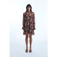 Birds Eye Midi Dress