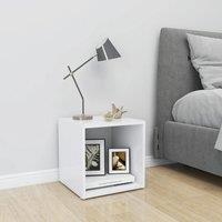 Berkfield Home TV Cabinet White 37x35x37 cm Engineered Wood | Size: 37 x 35 x 37 cm