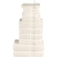 Berkfield Home 12 Piece Premium Towel Set SOLUND Cream 600 gsm