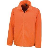 Result Men's Core Micron Anti Pill Fleece Jacket in Orange | Size: Large