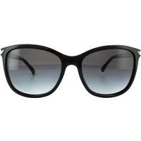Emporio Armani Women's Rectangle Black Grey Gradient 4060 Sunglasses