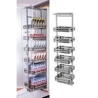 6-Tier Metal Kitchen Pull-out Kitchen Cabinet Basket Shelf