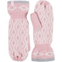 Heat Holders Women's Knitted Fleece Lined Winter Warm Thermal Mittens in Pink