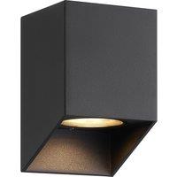 Nordlux Modern Outdoor Wall Light Black Aluminium GU10 Weatherproof - Mains Powered, IP54