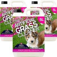 cleenly Artificial Grass Cleaner for Dogs Floral 15L in Clear