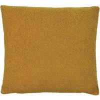 Furn Malham Shearling Fleece Cushion in Yellow | Size: 50 cm x 50 cm