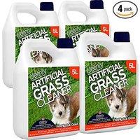 cleenly Artificial Grass Cleaner for Dogs Fresh Cut Grass 20L in Clear