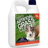 cleenly Artificial Grass Cleaner for Dogs Fresh Cut Grass 5L in Clear