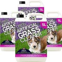 cleenly Artificial Grass Cleaner for Dogs Lavender 20L in Clear