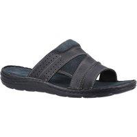 Hush Puppies Men's Archer Mule Sandal in Black | Size: 10