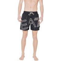Swim Trunks Logo - Black Swimwear