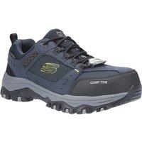 Skechers Men's Greetah Safety Hiker with Composite Toe in Navy | Size: 8