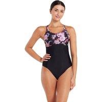 Zoggs Women's Artisan Multiway One Piece Swimsuit in Black | Size: 12