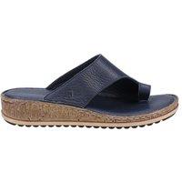 Hush Puppies Women's Elissa Toepost Sandal in Navy | Size: 6