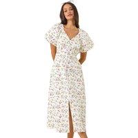 Dusk Ditsy Broderie Midi Dress