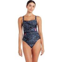 Zoggs Women's Dusk Adjustable Classic Back One Piece Swimsuit in Black | Size: 8