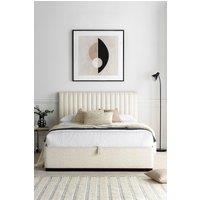 Time4sleep Anna Ottoman Cream Boucle - Bed Frame Only | Size: Double