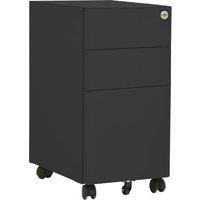 Mobile File Cabinet Anthracite 30x45x59 cm Steel