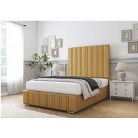 Comfort Beds Lorenzo Bed Frame in Mustard | Size: Super King