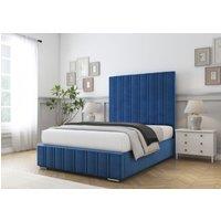 Comfort Beds Lorenzo Bed Frame in Navy | Size: Single