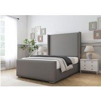 Comfort Beds Madrid Bed Frame in Light Grey | Size: Single