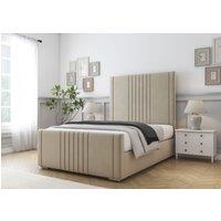 Comfort Beds Royal Bed Frame in Light Beige | Size: Small Double