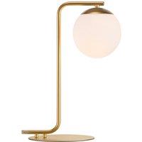 Nordlux Modern Indoor Table Lamp Brass Glass E14 Hand Blown Glass - Mains Powered, IP20 in Gold
