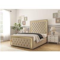 Sofia Gold Bed Frame