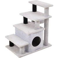 Pet Stairs Cat Tree with 4-step Climb Ladder