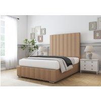 Comfort Beds Lorenzo Bed Frame in Beige | Size: Super King