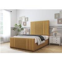 Comfort Beds The Foxy Bed Frame in Mustard | Size: Double