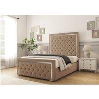Comfort Beds Sofia Chrome Bed Frame in Bronze | Size: Super King