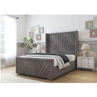 Comfort Beds Sunrise Bed Frame in Light Grey | Size: Small Double